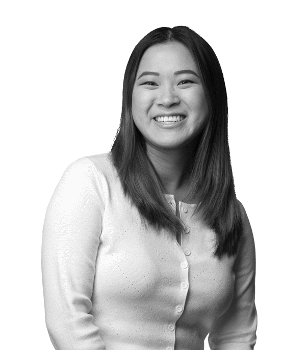 a woman smiling at the camera