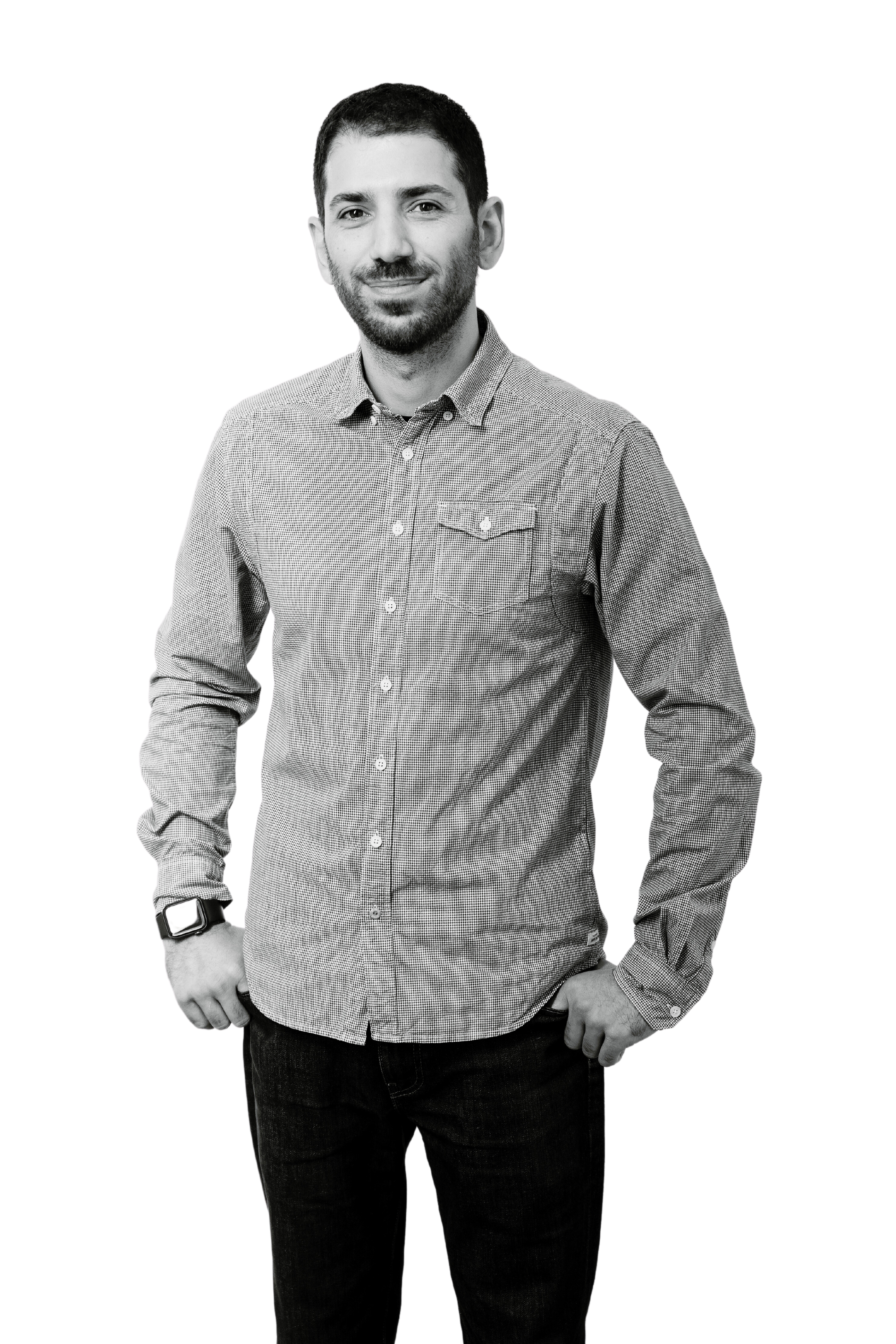 a man with his hands in his pockets