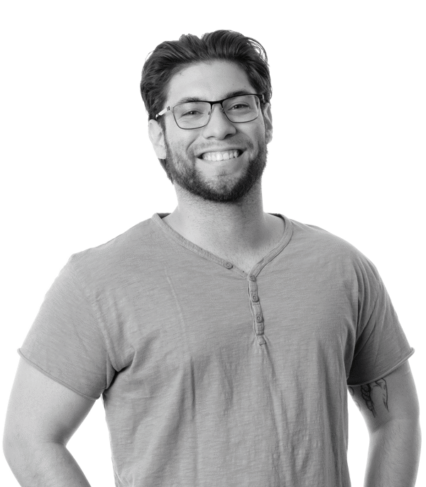 a man with glasses and a beard
