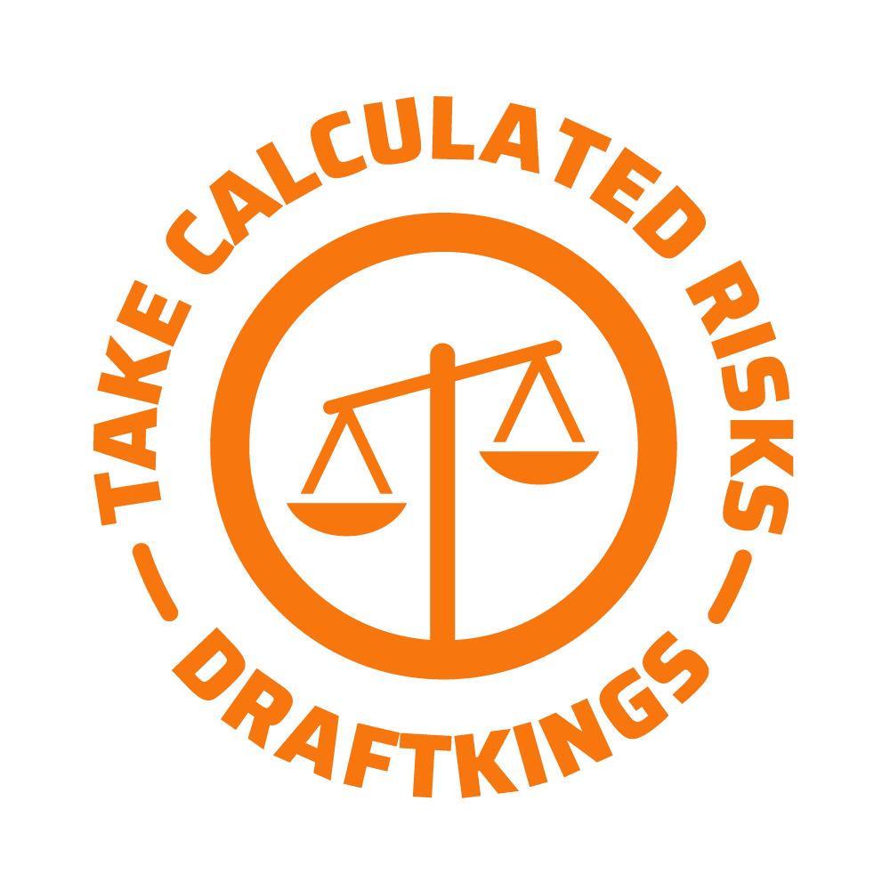 PA GEN DK Values INT Takecalculatedrisks Badge Orange