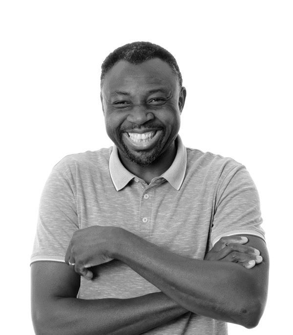 a man with his arms crossed